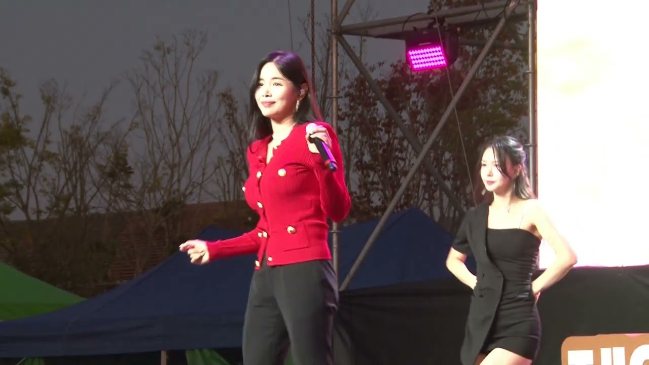 인기가수 조정민 강진만 춤추는 갈대축제 공연 영상