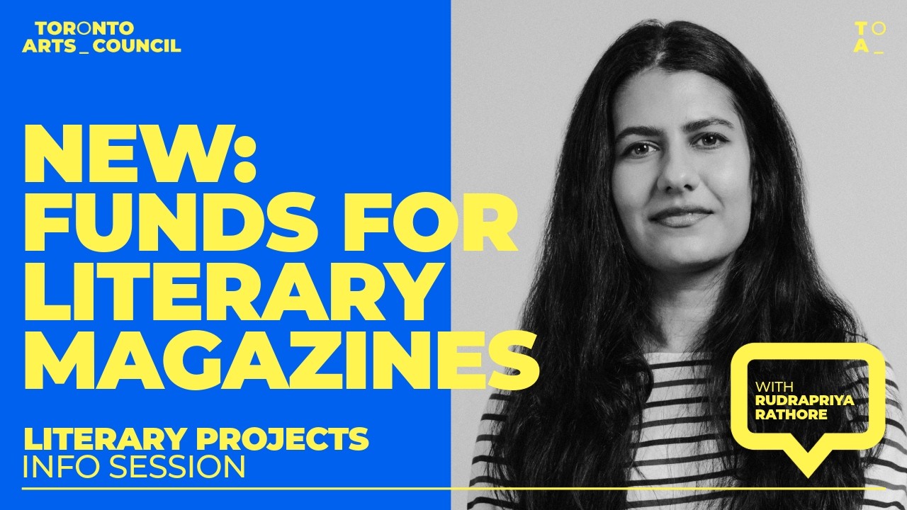 Let's Talk Grants: Literary Projects (2026)
