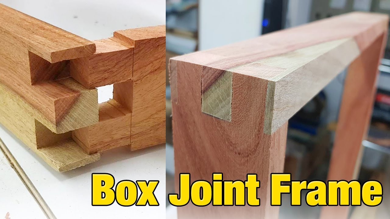 EP.672 Box Joint Frame เข้าเดือยประสานไม้ด้วยทริมเมอร์