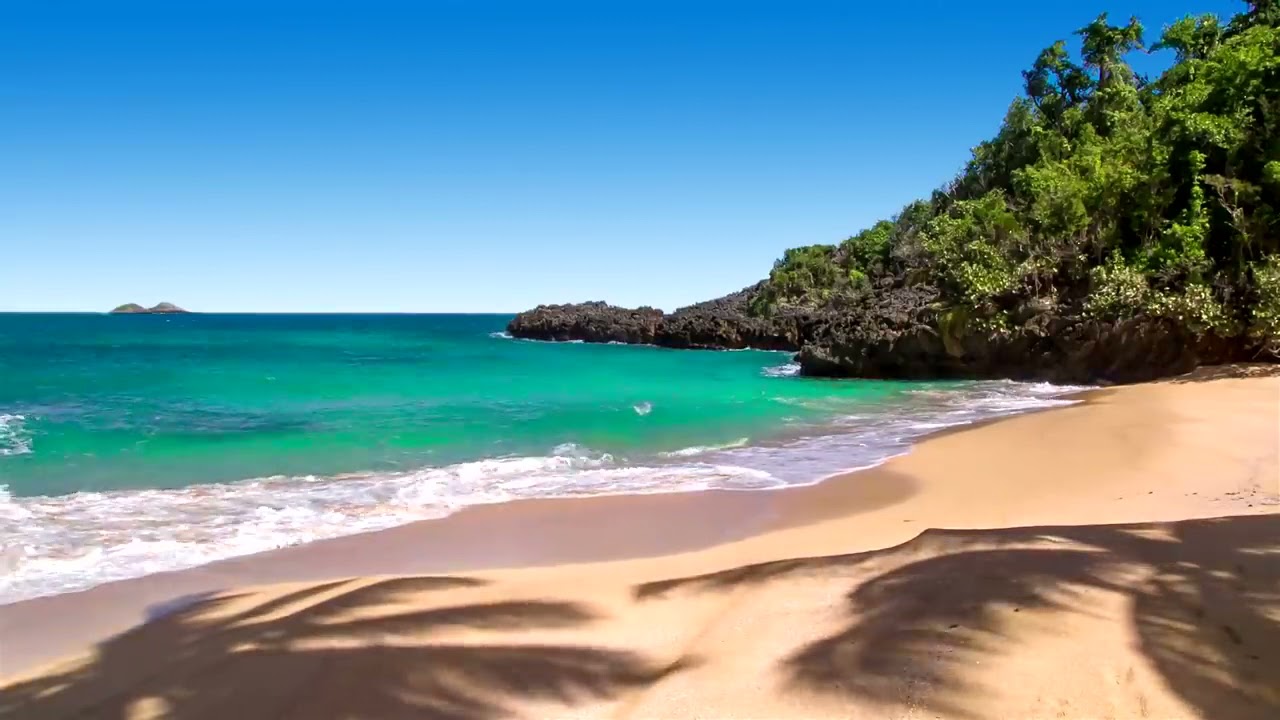 8 Hours of Relaxing Oceans Sounds at Las Canas Beach   Waves for Study, Meditation, Sleeping