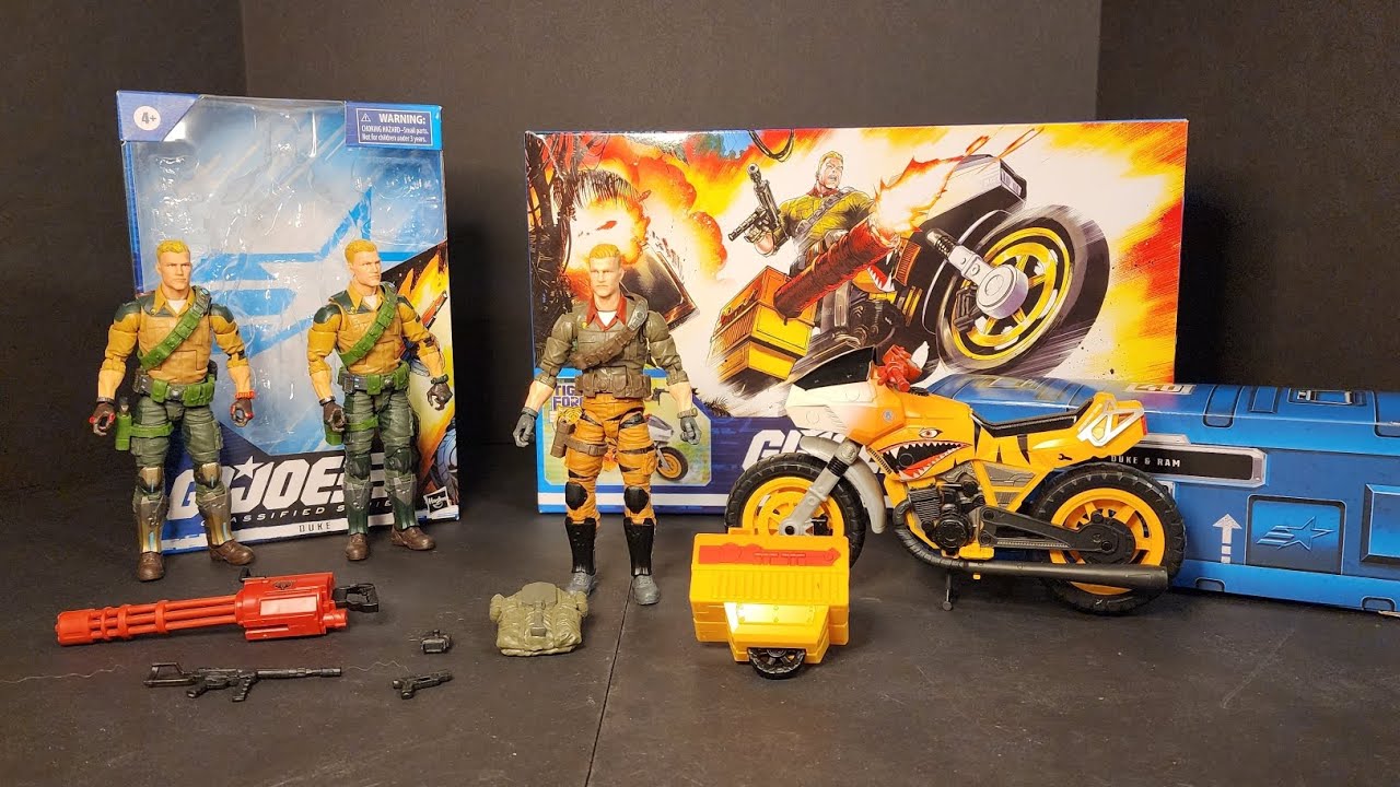 GIJoe Classified Series Tiger Force Duke with Ram Cycle