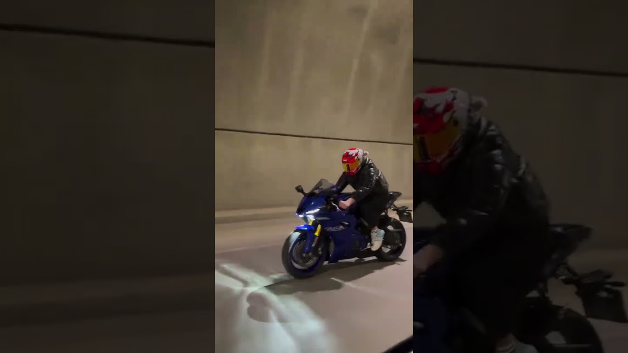 Unforgettable Engine Roar: Yamaha R6's Locomotive Sound Wave