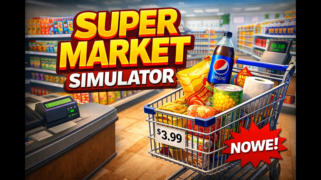 Supermarket Simulator 📈 Ochrona i CCTV 🔴 LIVE PL #17