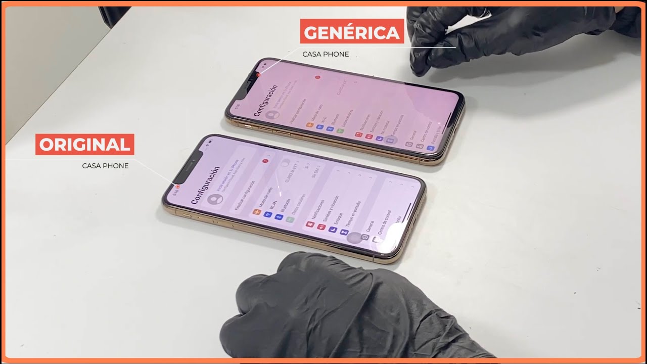 PANTALLAS ORIGINALES VS GENERICAS - CASA PHONE