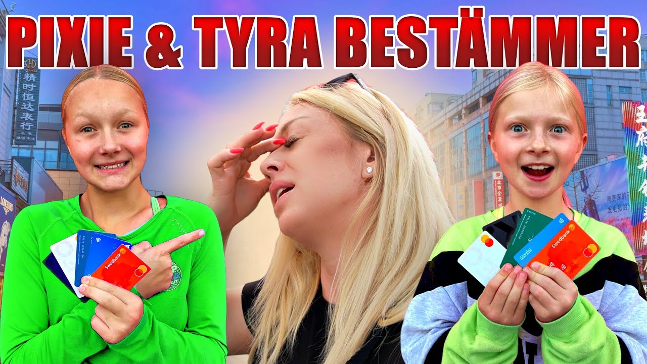 8-ÅRING & 14-ÅRING TAR MIN PLÅNBOK FÖR EN DAG OCH SPENDERAR! 💲💲💲