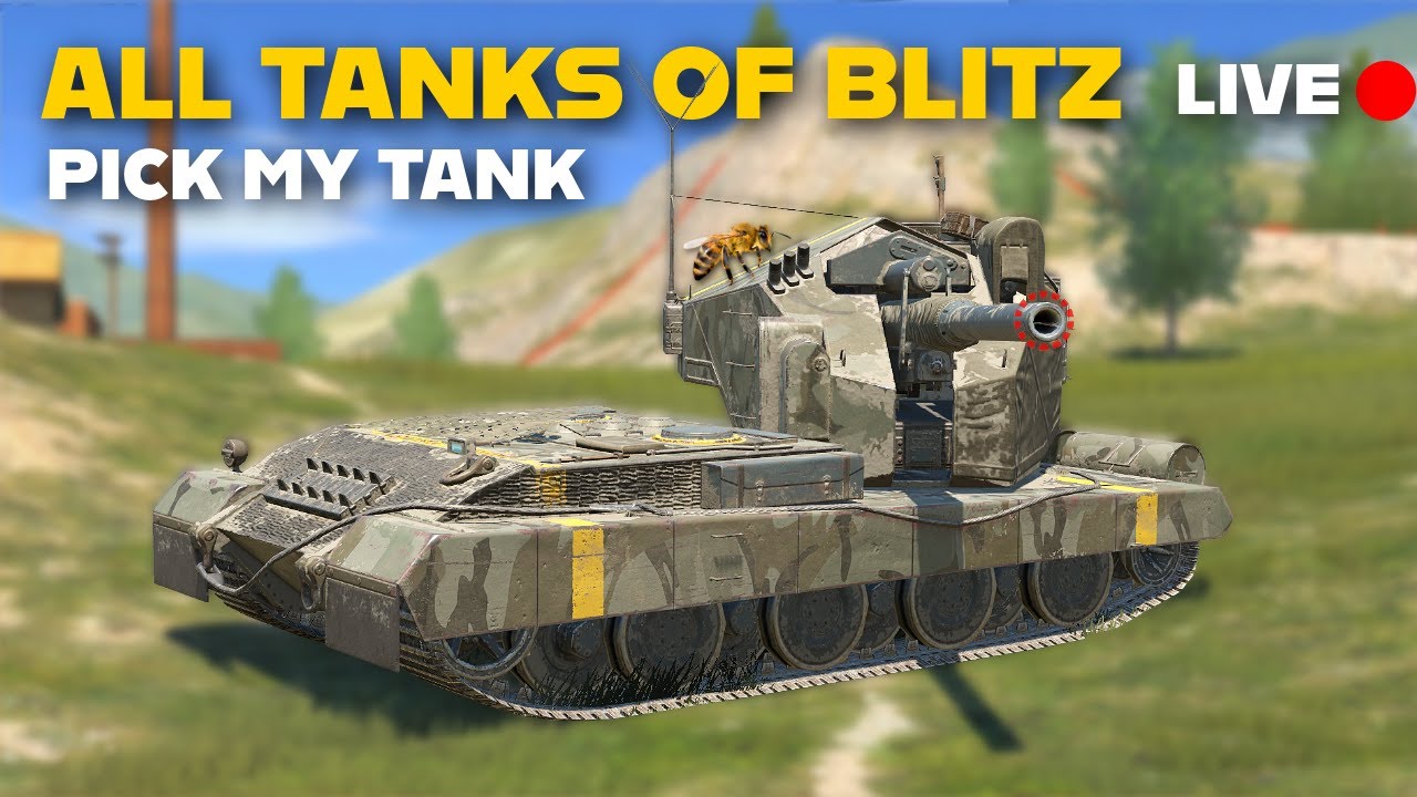 🔴I Got ALL the Tanks so Pick One for me! - WoTBlitz Live