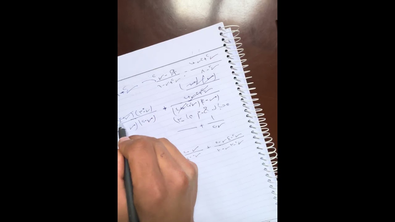 تالته إعدادى 🔥جبر🔥جمع وطرح الكسوررالجبريه 🧨#جمع-وطرح-الكسور-الجبريه#تالته-اعدادي