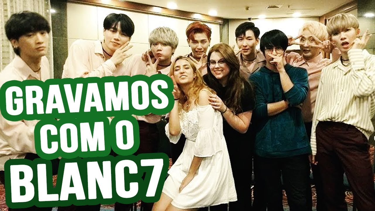 GRAVEI COM O BLANC7! | VLOG BRASIL HALLYU EXPO 2017 - DIA 1