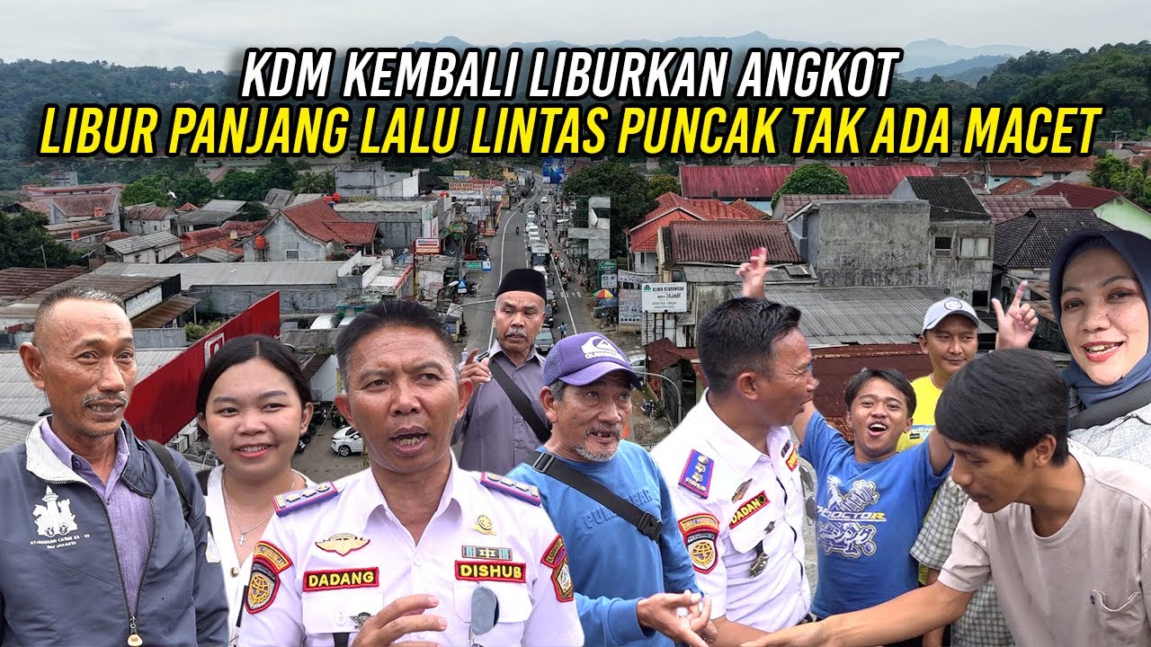 KDM KEMBALI LIBURKAN ANGKOT | LIBUR PANJANG LALU LINTAS PUNCAK TAK ADA LAGI KEMACETAN