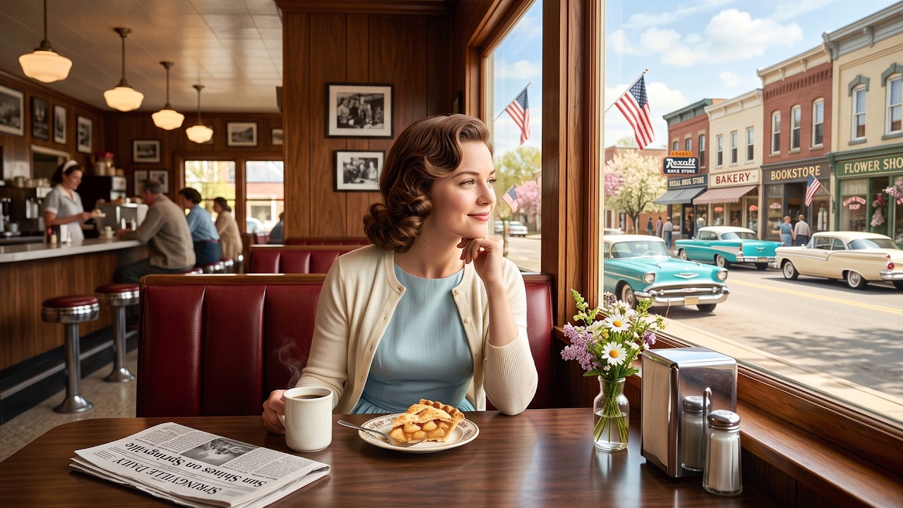 The Warm Charm of a 1958 American Diner | Vintage Americana Music