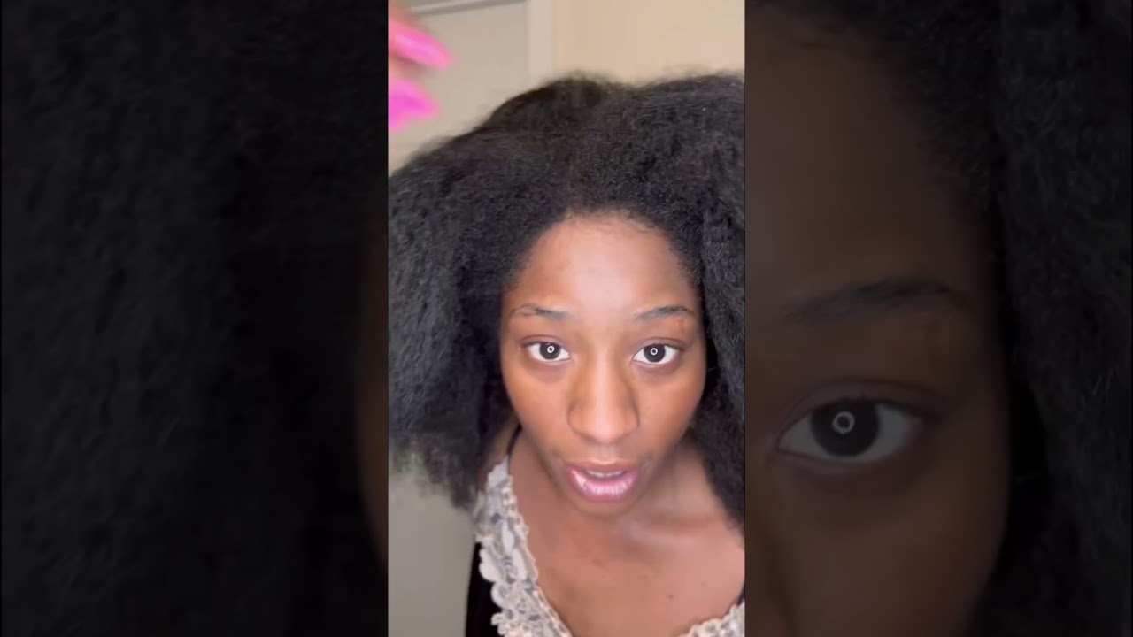 Natural looking crochet hairstyle #naturalhair #beauty