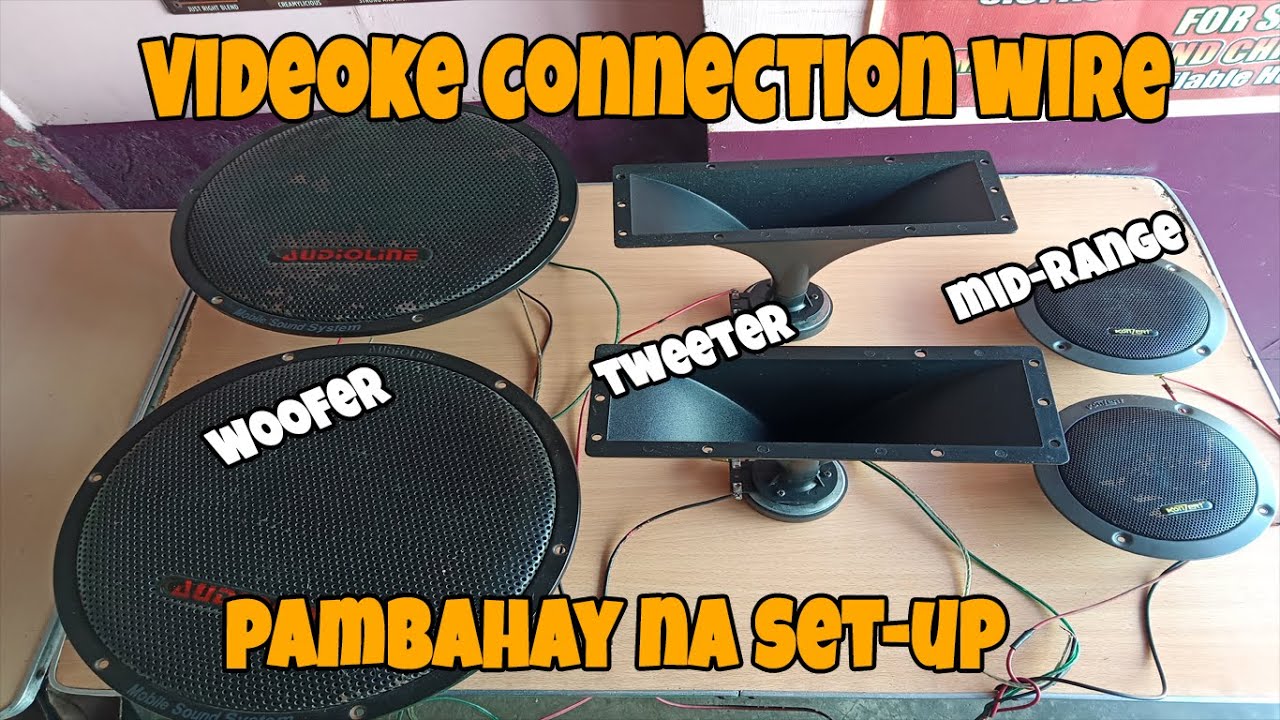How To Connect VIDEOKE SERIES to PARALLEL COMBINATION | 3 WAY CONNECTION