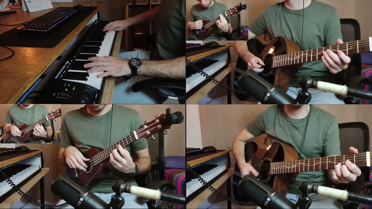 Leave It There en guitarra, ukelele y piano - Instrumental