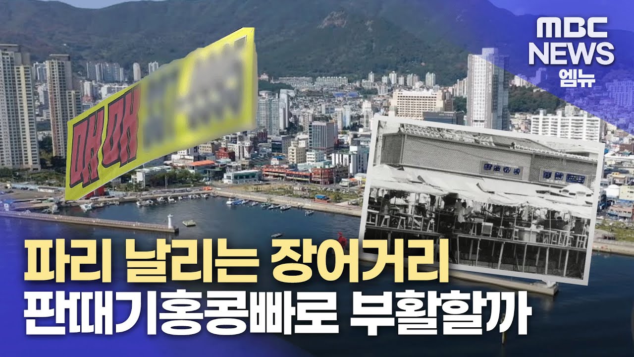 도시 디자인을 입다[2] 마산 장어거리가 판때기홍콩빠로 (2024.10.16/뉴스데스크/MBC경남)