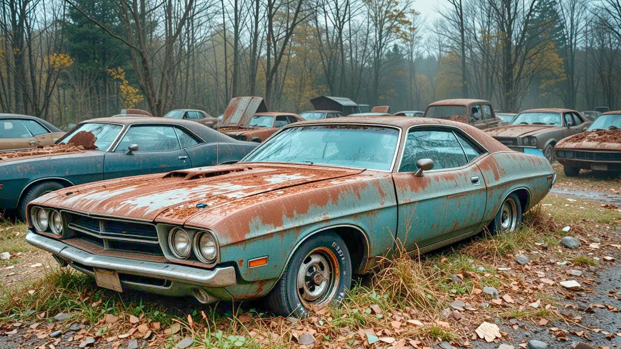 Rotting Millions 30 Mysterious Car Graveyards. Abandoned millions of Dollars - Abandoned places 2025