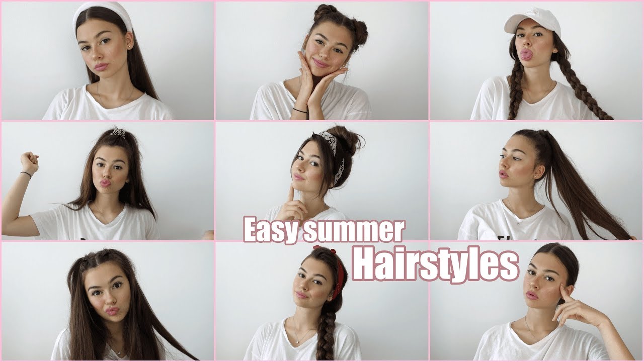 EASY SUMMER HAIRSTYLES ♡ vittoria.miles