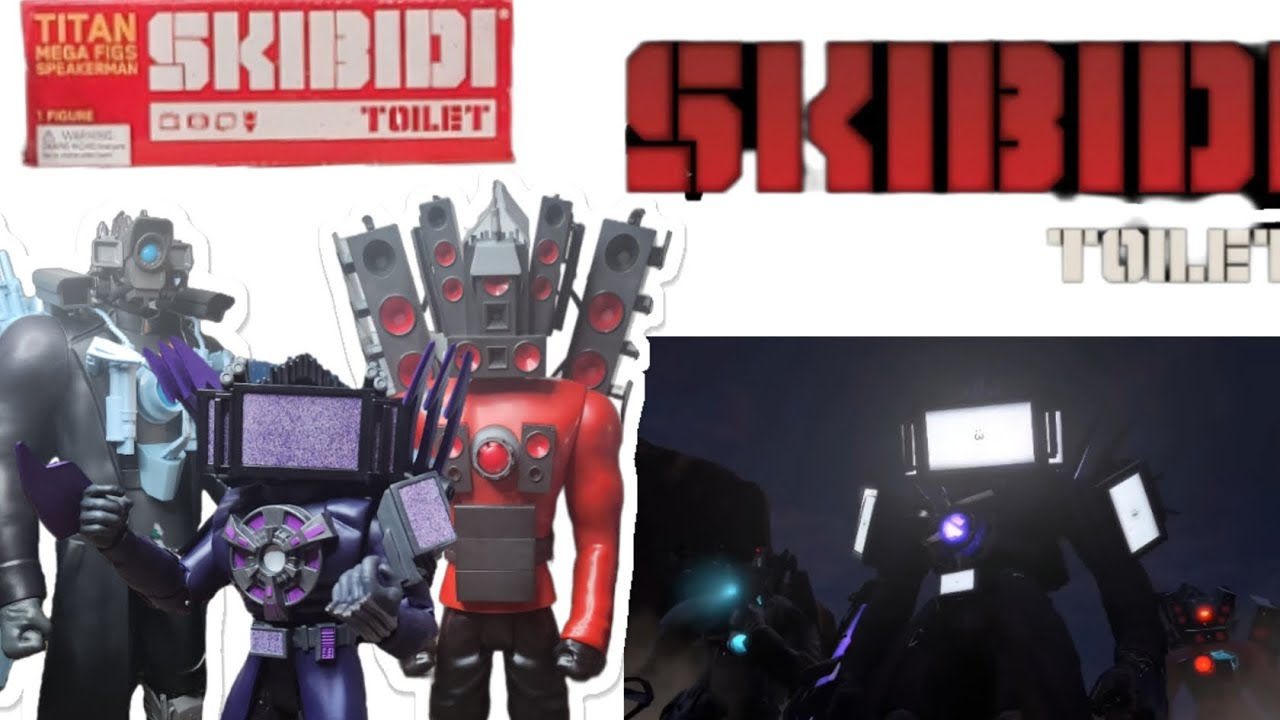Skibidi Toilet Titan's Figures Comparison Video || Deluxe Titan Tv Man to UTCM and UTSM || #fyp