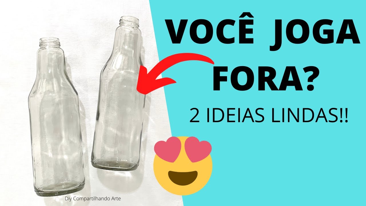 GARRAFAS DECORADAS 2 ideias lindas para decorar sua casa Artesanato em geral do Compartilhando Arte