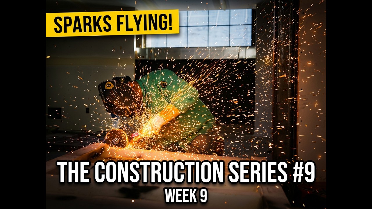 Bricks The Construction Series #9 - Media Room Doors, Tape/Mud, Smart Glass and More