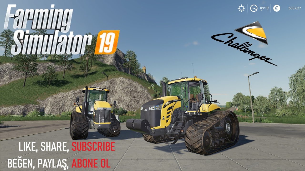 Farming Simulator 2019 Challenger MT700 Series Tractor Mod Test & Download FS19