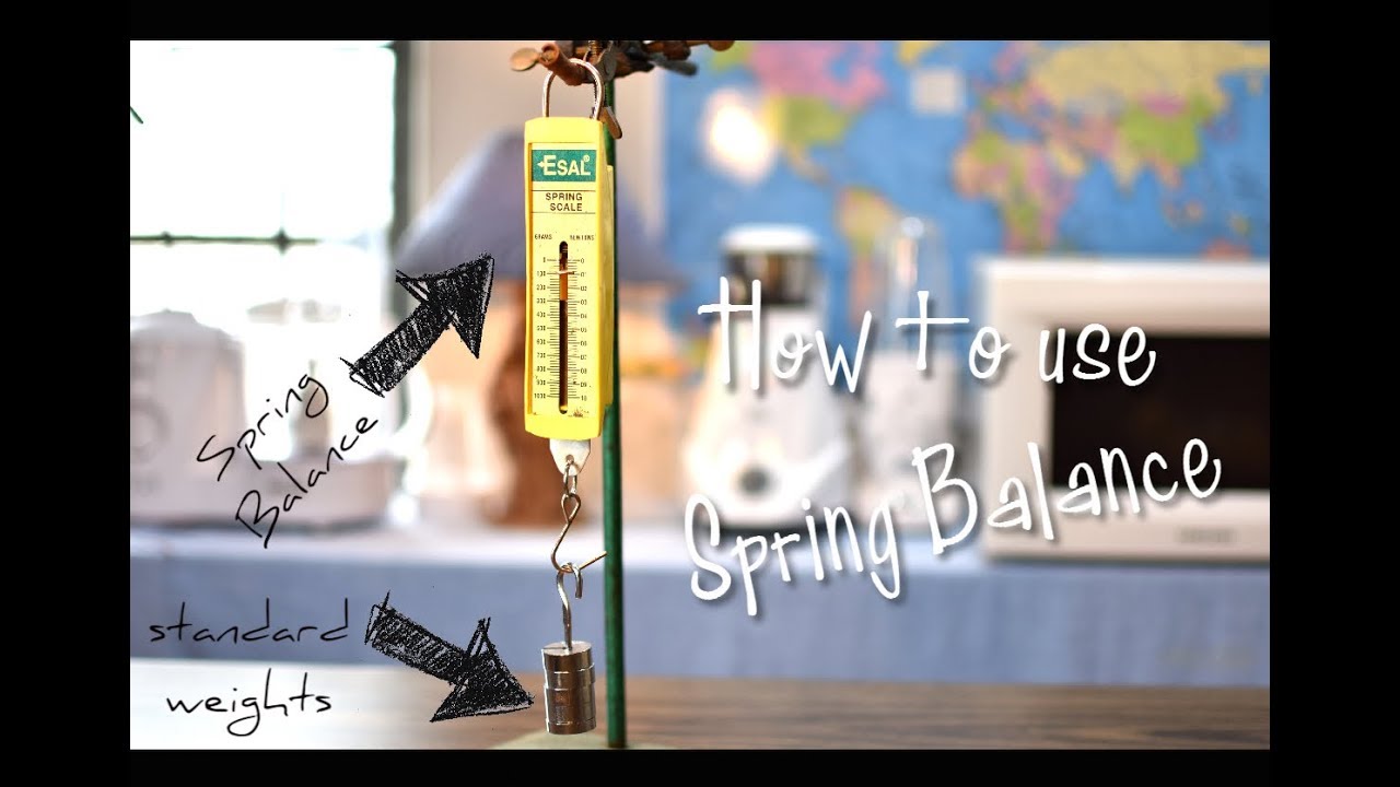 How to use a SPRING BALANCE | Basic Science | Physics Experiment