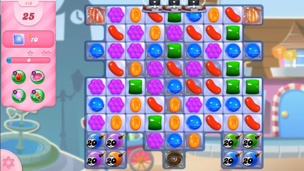 Candy Crush Saga Level 410 NO BOOSTERS