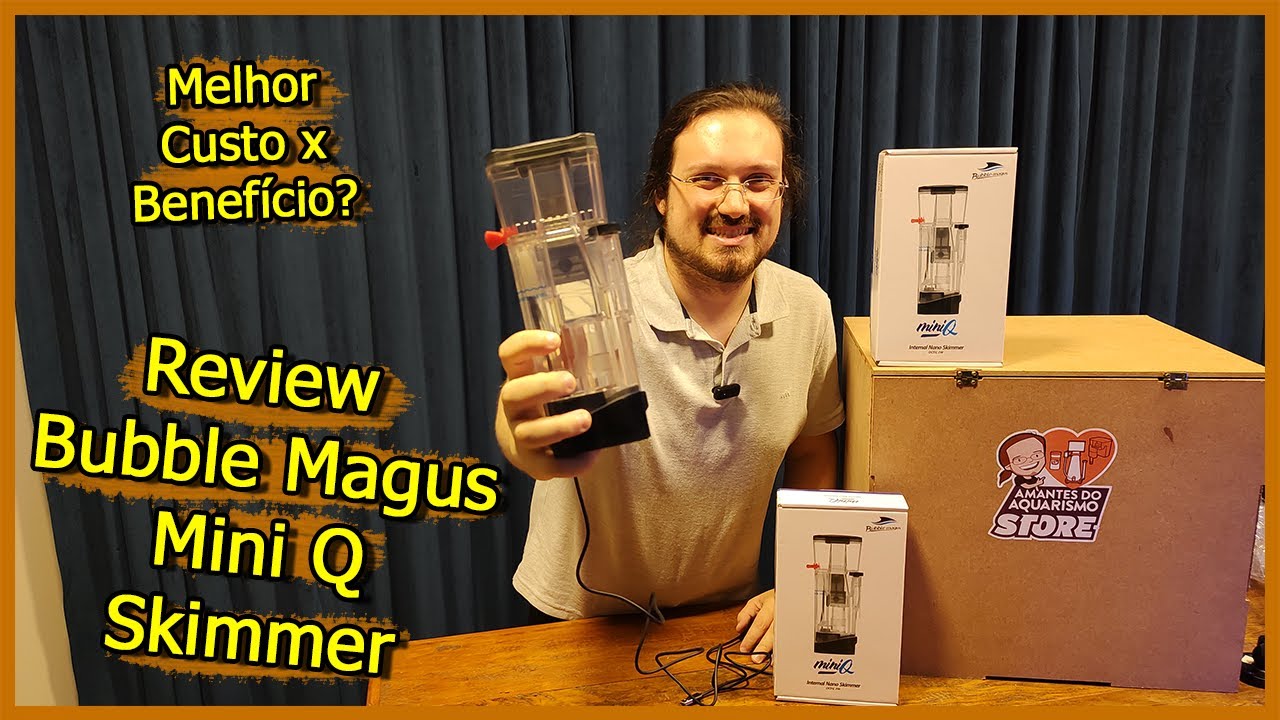 Review do Skimmer Mini Q da Bubble Magus! - Melhor Custo x Benefícios para nanos?