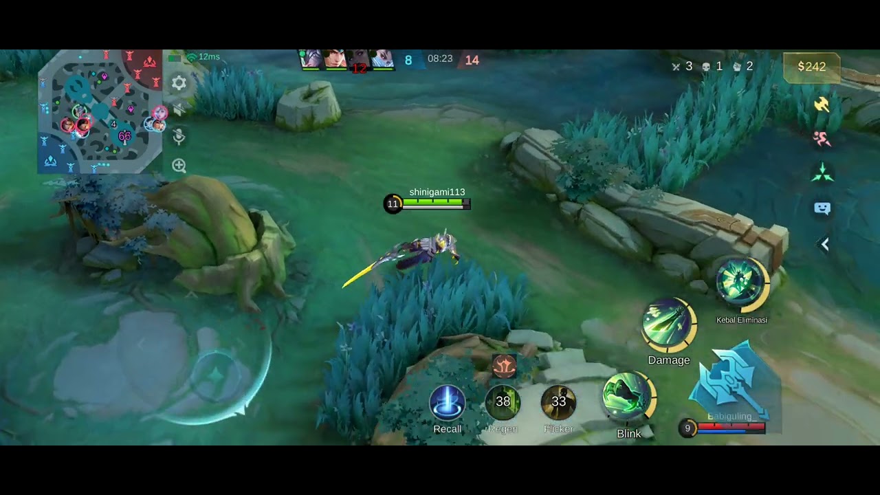 Mencoba memakai hero argus maaf kalo saya masih noob