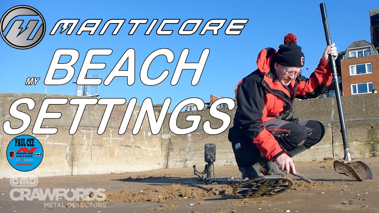 Minelab manticore Beach Settings.