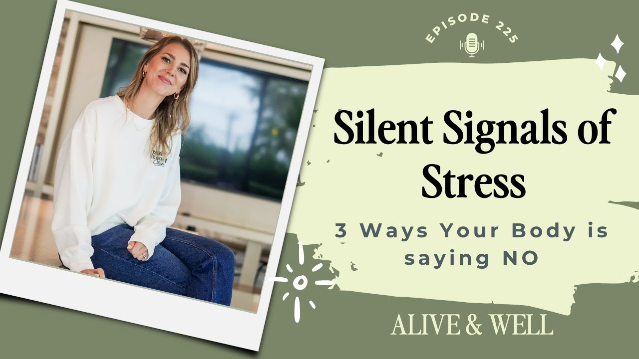 Silent Signs of Stress: 3 Ways Your Body is Saying No