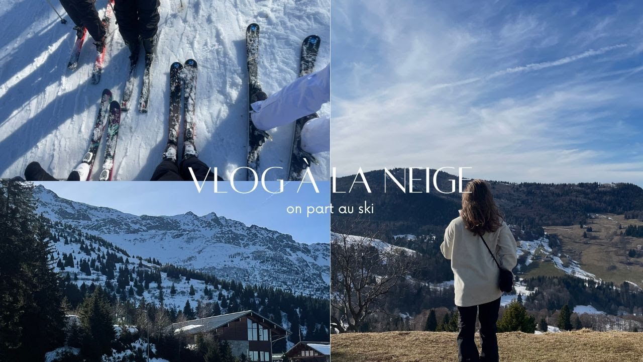 SKI VLOG : on part à la montagne avec vivi pour les vacances ❄️