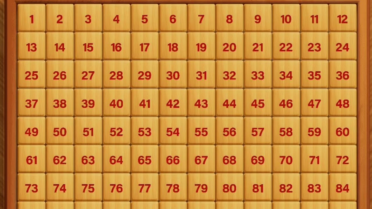 12x12 num puzzle