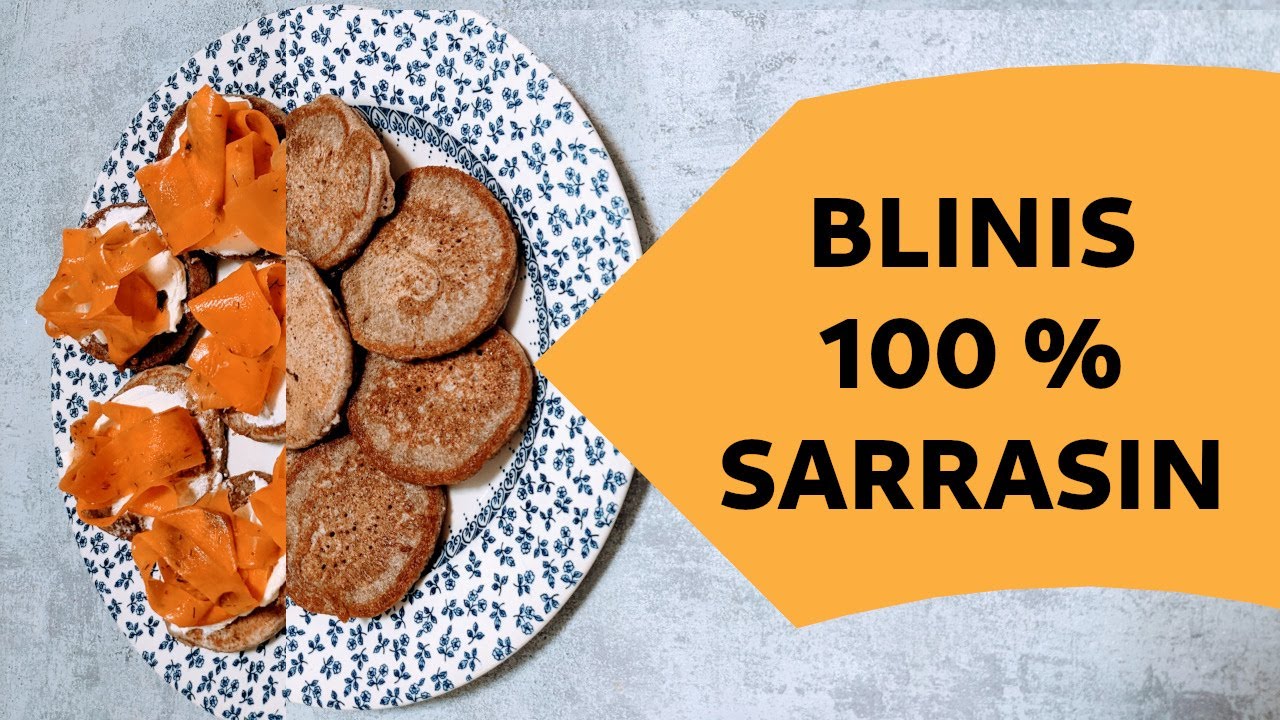 Blinis 100% Sarrasin : La VRAIE recette SANS GLUTEN pour un apéritif parfait ! #ideesapero #blinis