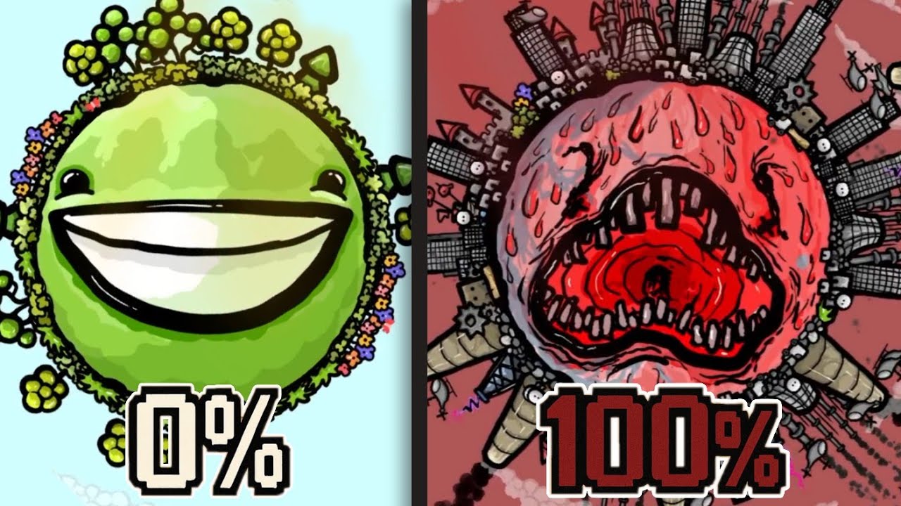 Aku Menghancurkian 100% Bumi di Evolution