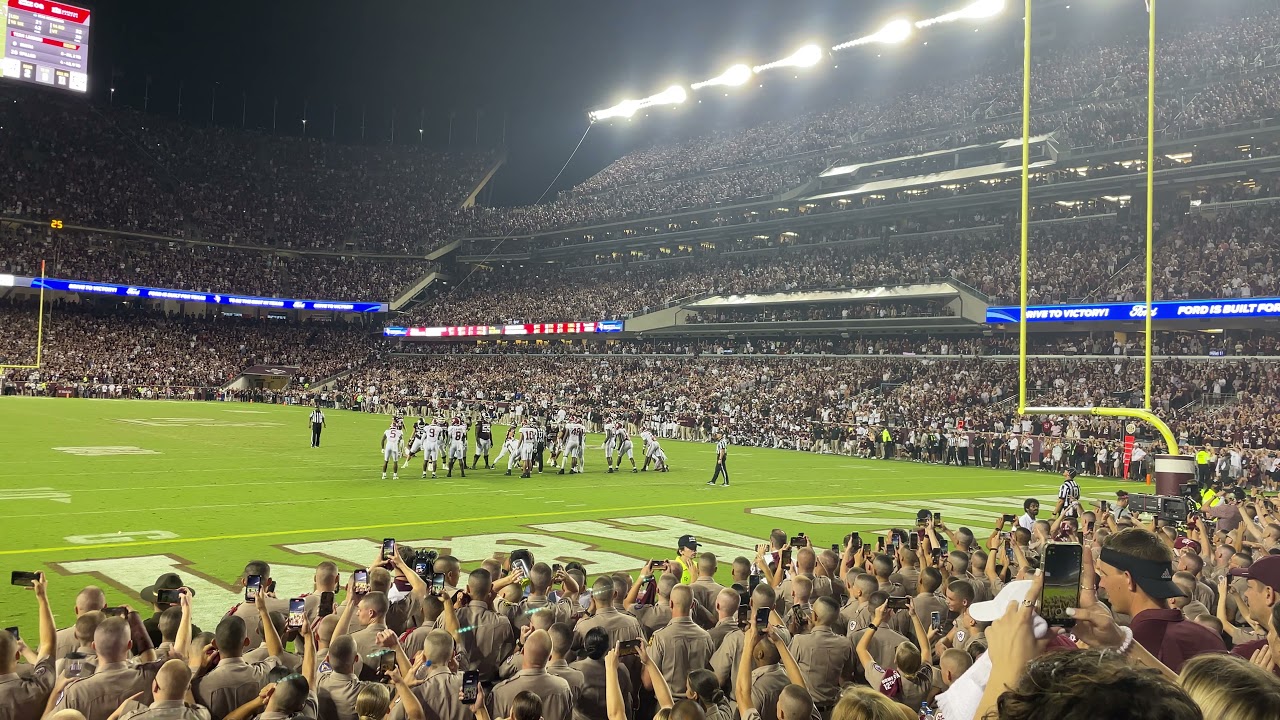 Texas A&M vs #1 Alabama game winning field goal 10.9.21