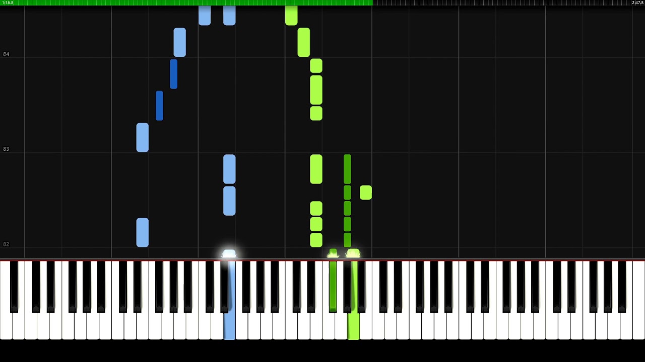 La flor de la canela (The Cinnamon Flower) - Chabuca Granda | Piano Tutorial | Synthesia