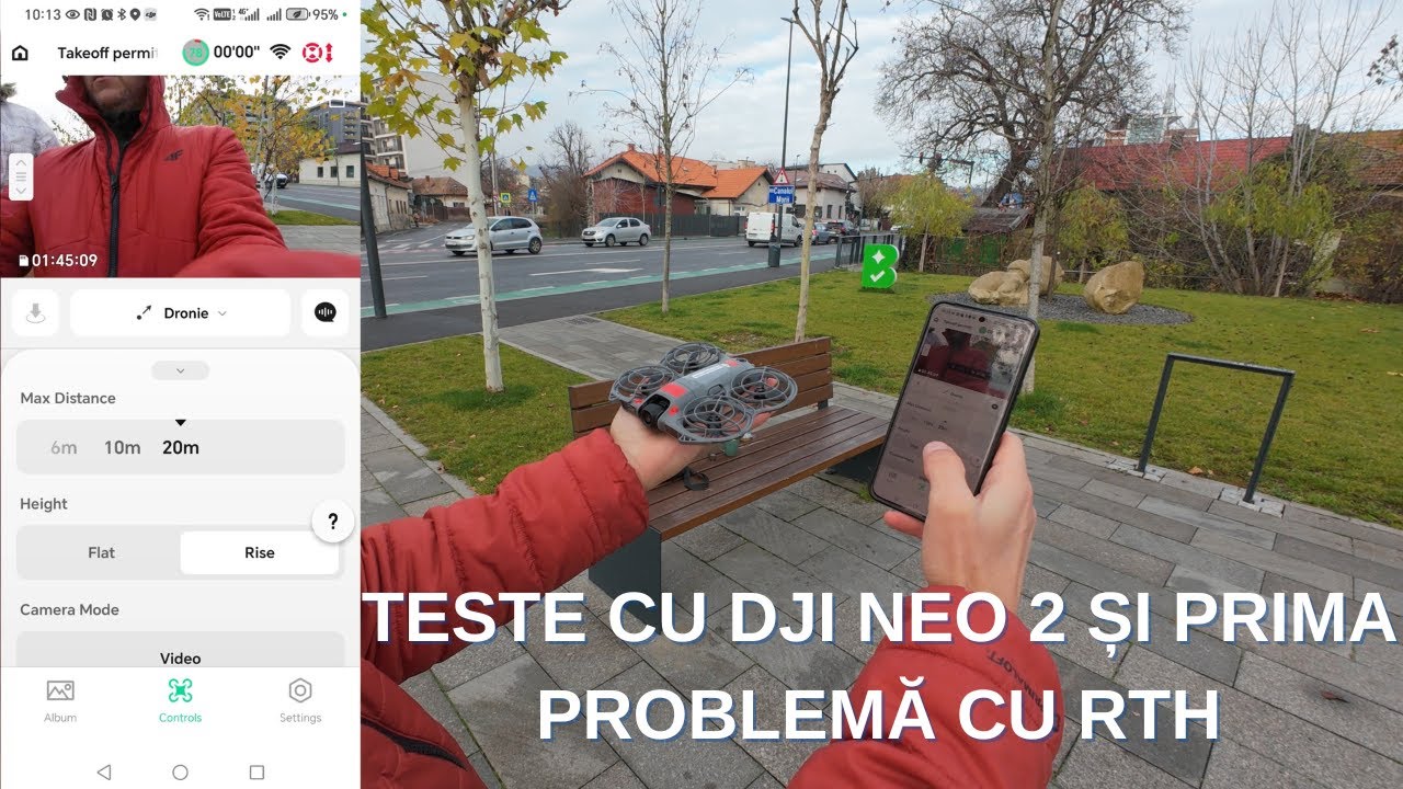 TESTE CU DJI NEO 2 ȘI PRIMA PROBLEMĂ CU RTH