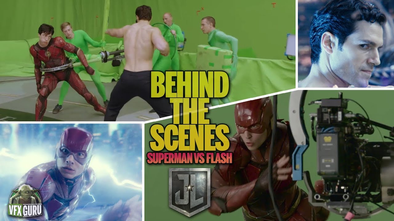 Justice League (2017) - Superman Vs Flash - Behind The Scenes