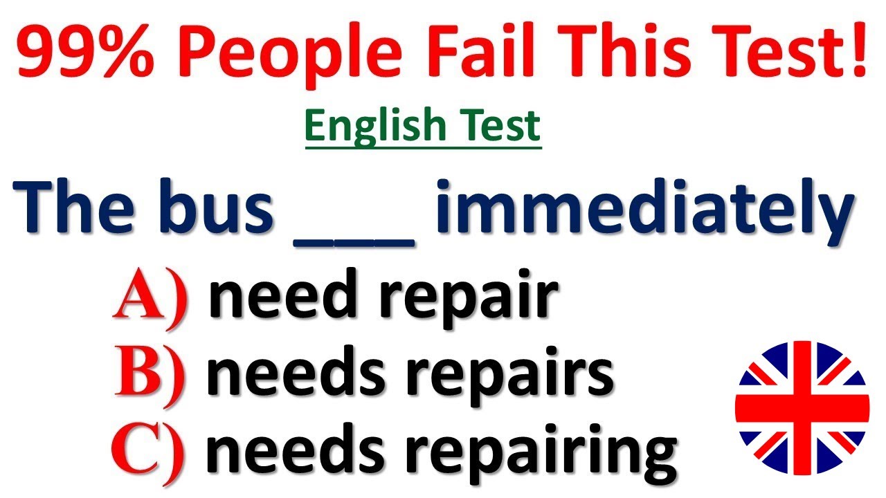 🗣 Настоящий тест по американской грамматике английского языка | Вы готовы? 