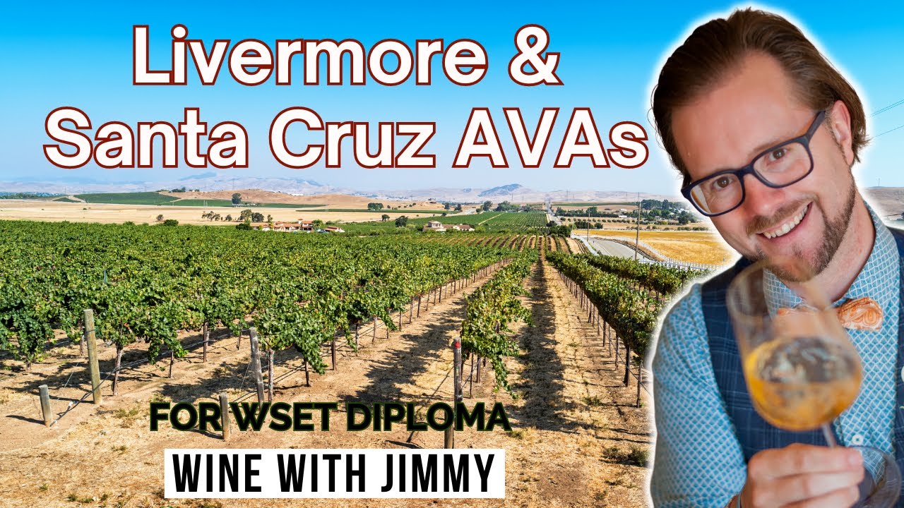 🍷Central Coast, Livermore Valley and Santa Cruz Mountains AVA for WSET Level 4 (Diploma)🍷