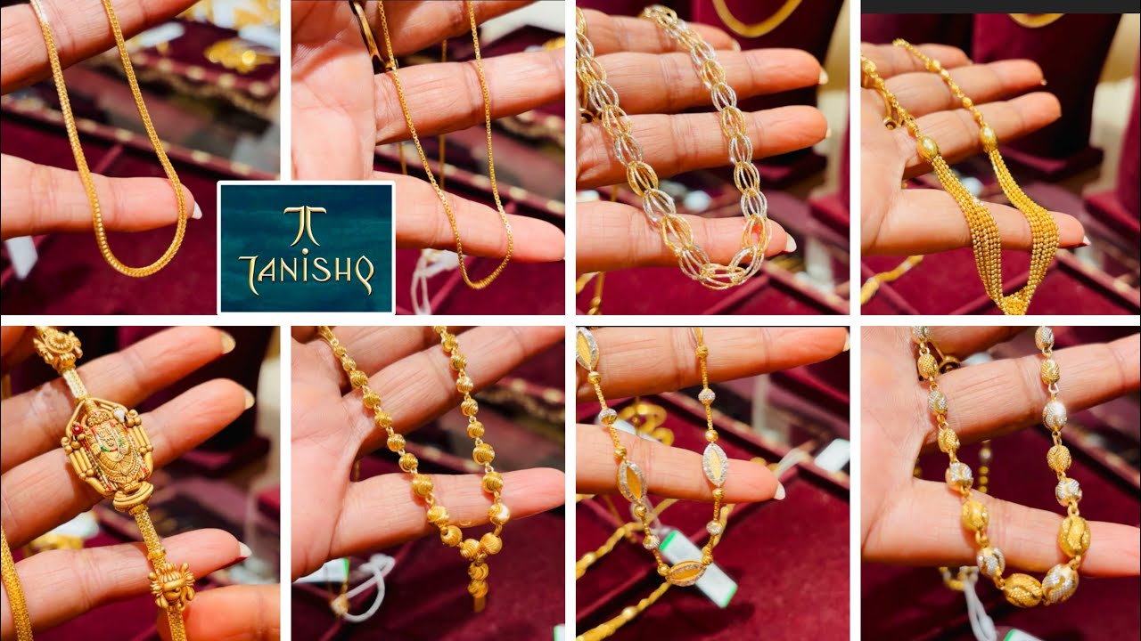 Tanishq Gold Chain design with price | Tanishq 22kt gold chains design | Tanishq gold chain 