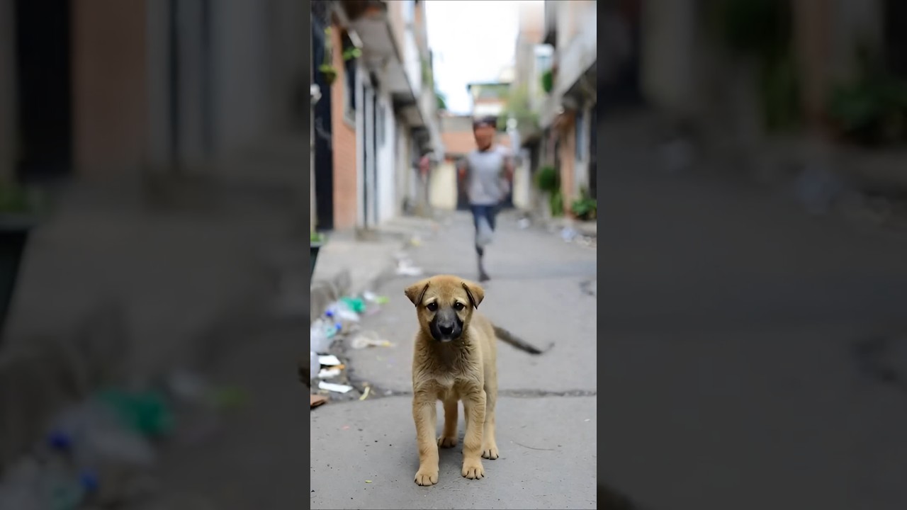 Poor Puppy Papi Was Attacked 😢 | Real Action + Music | Shorts