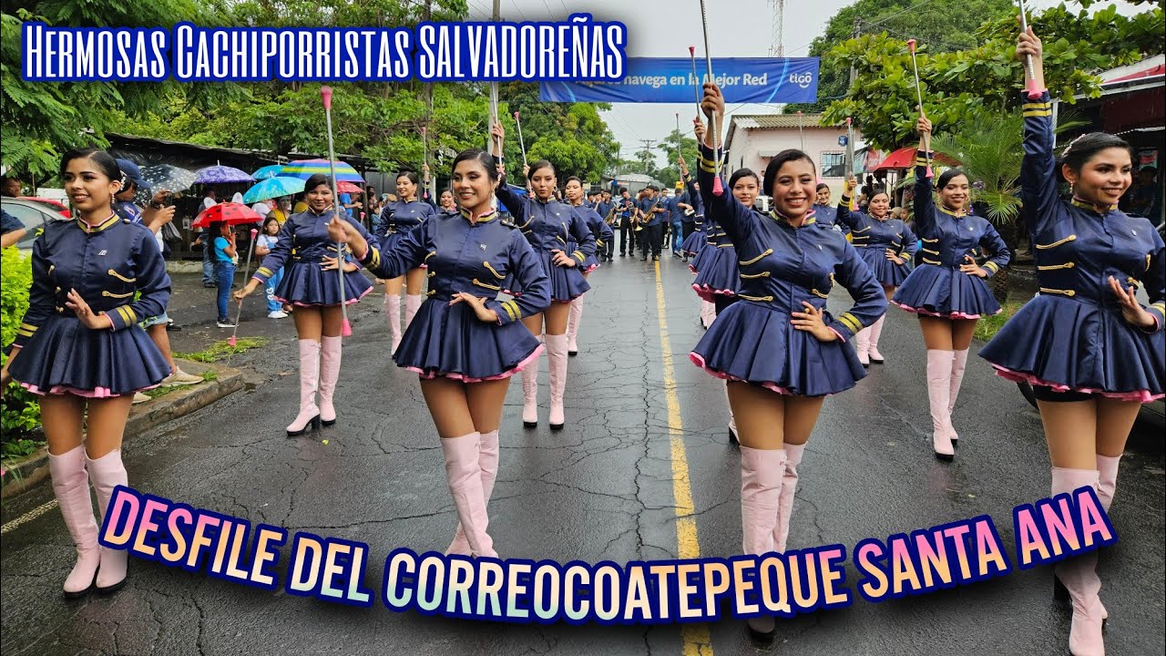 DESFILE DE CORREO COATEPEQUE 2024 SANTA ANA EL SALVADOR