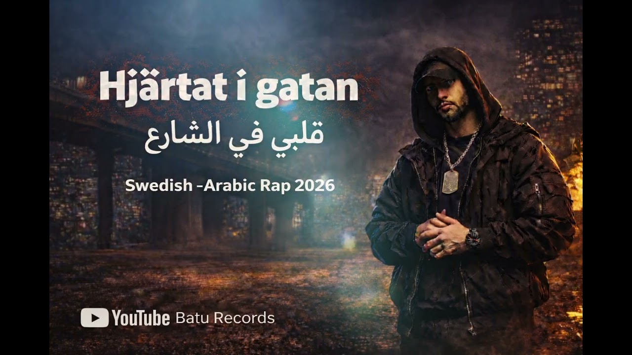 HJÄRTAT I GATAN | قلبي في الشارع — Swedish–Arabic Rap 2026 (Official Video)
