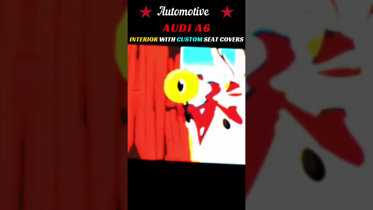 Audi A6 Interior Transformation | Custom Seat Covers & Modification by Orchis Mumbai👌#shorts #short