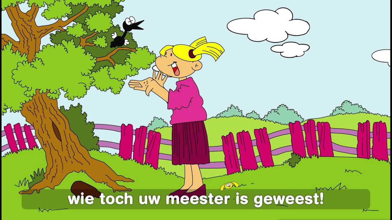 Klein vogelijn op groene tak - Kinderliedjes van vroeger
