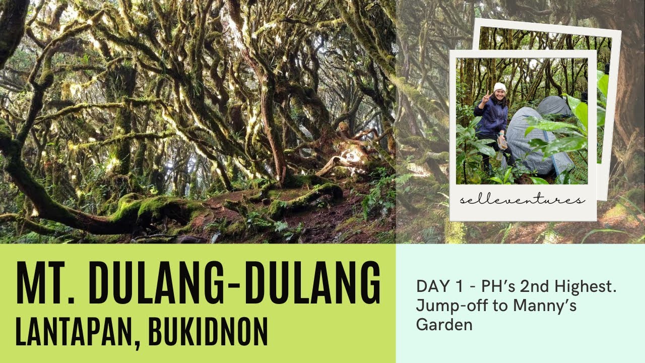 DAY 1 - MT. DULANG-DULANG | Lantapan, Bukidnon : PH’s 2nd Highest. Jump-off to Manny’s Garden