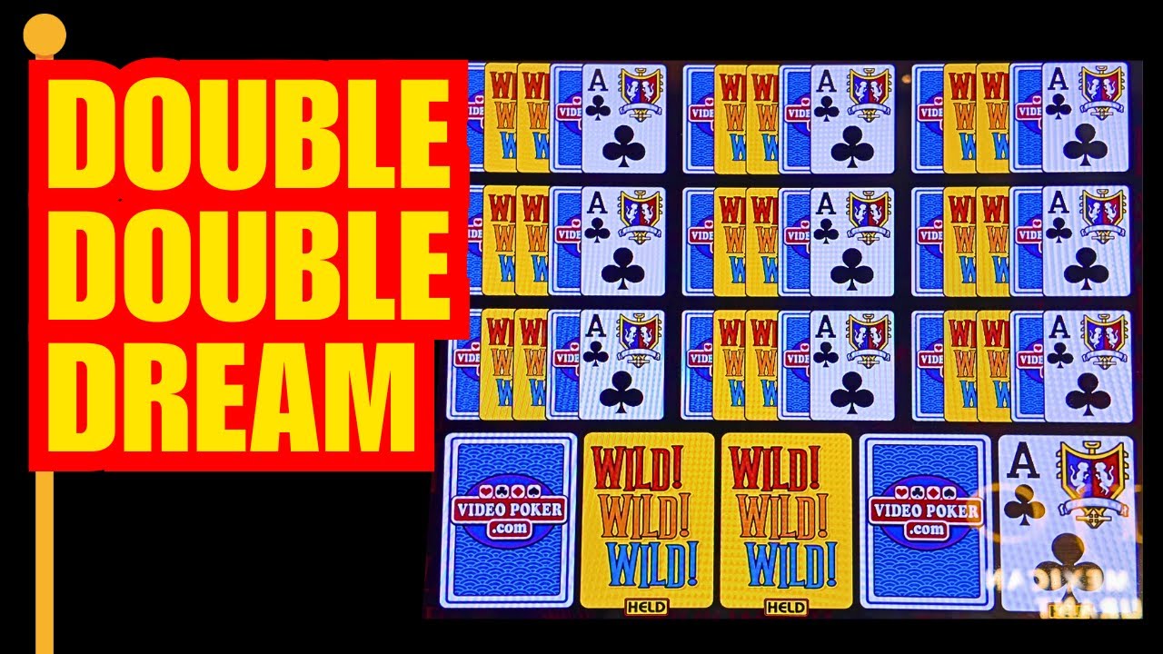 ACES as far as the eyes can see. Wild, Wild, Wild Double Double Bonus Video Poker - 10 handed