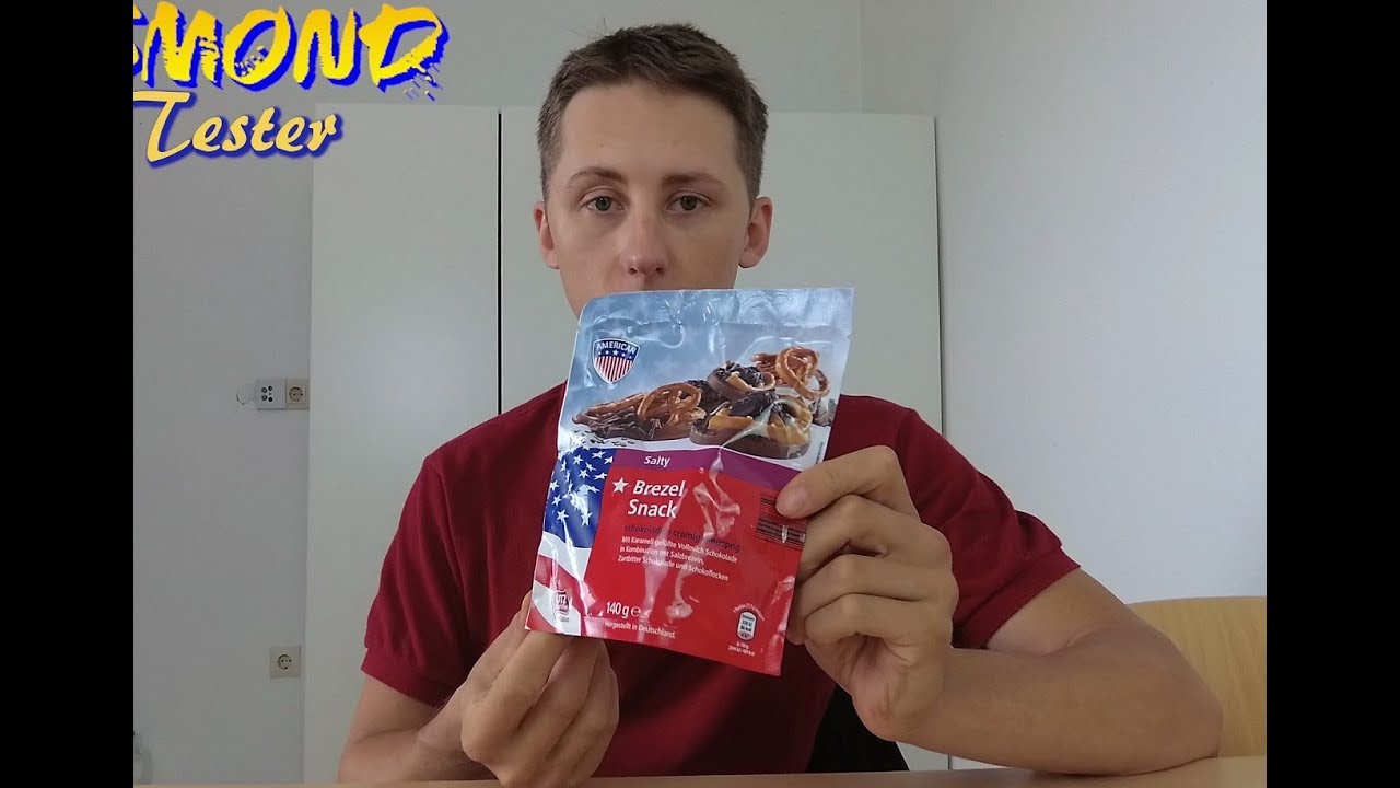 Brezel Snack s&uuml;&szlig; / salzig Aldi American Wochen test