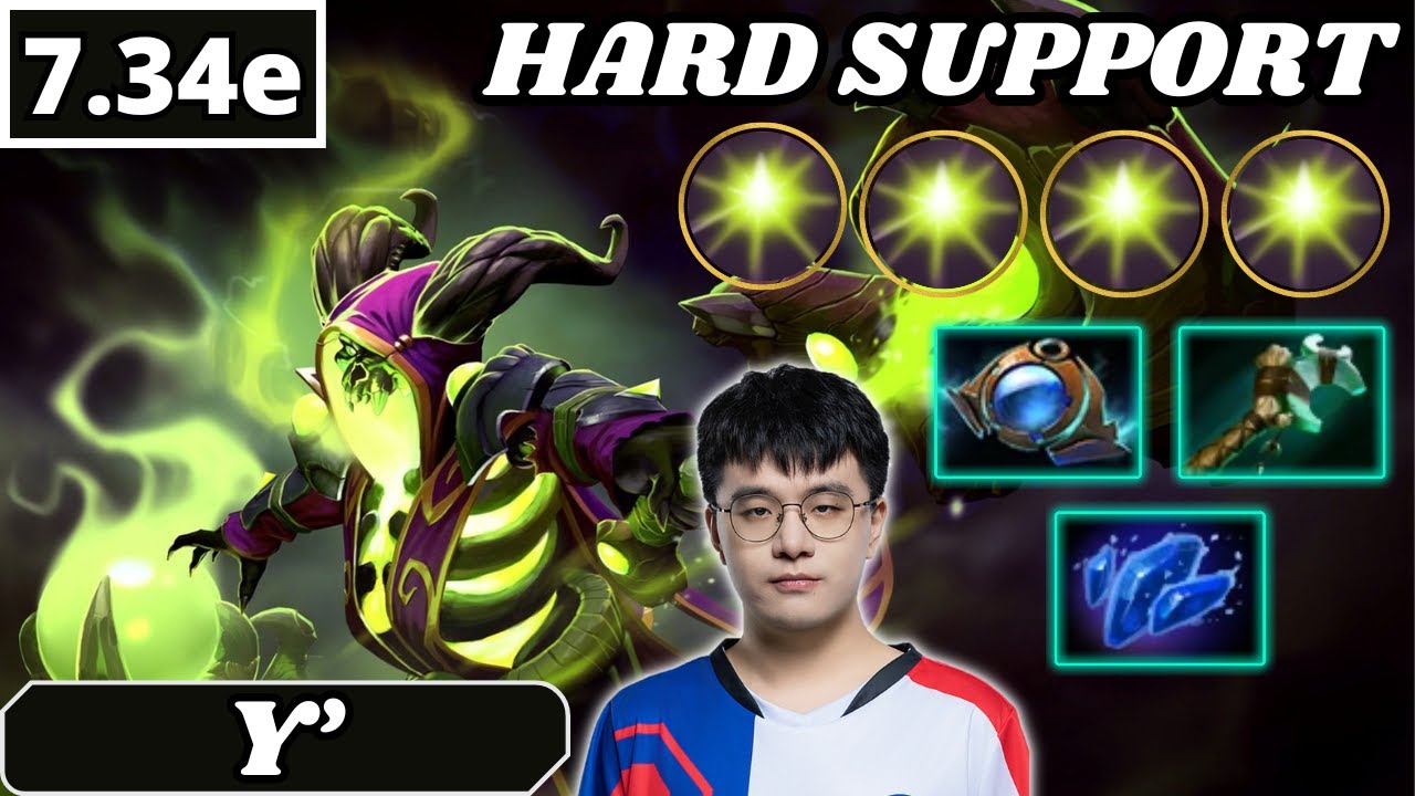 7.34e - Y' Pugna Hard Support Gameplay - Dota 2 Full Match Gameplay